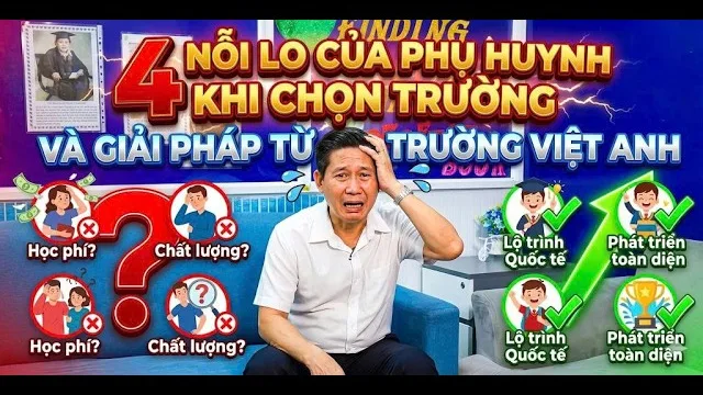 4 Nỗi Lo Của Phụ Huynh Khi Chọn Trường Và Giải Pháp Từ Trường Việt Anh