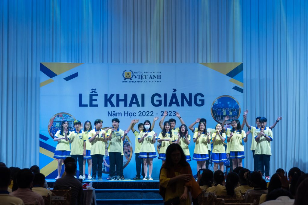 Rộn ràng Lễ khai giảng Trường Việt Anh TP.HCM năm học 2022 - 2023